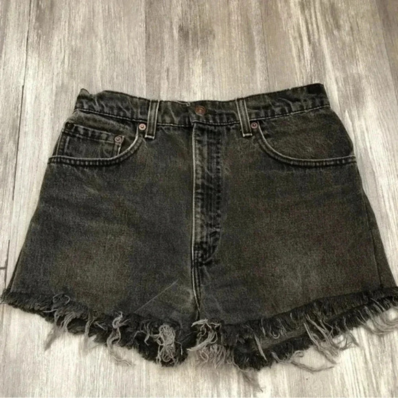 Levis high waist shorts‎ no size tag 24/25 - Picture 1 of 7